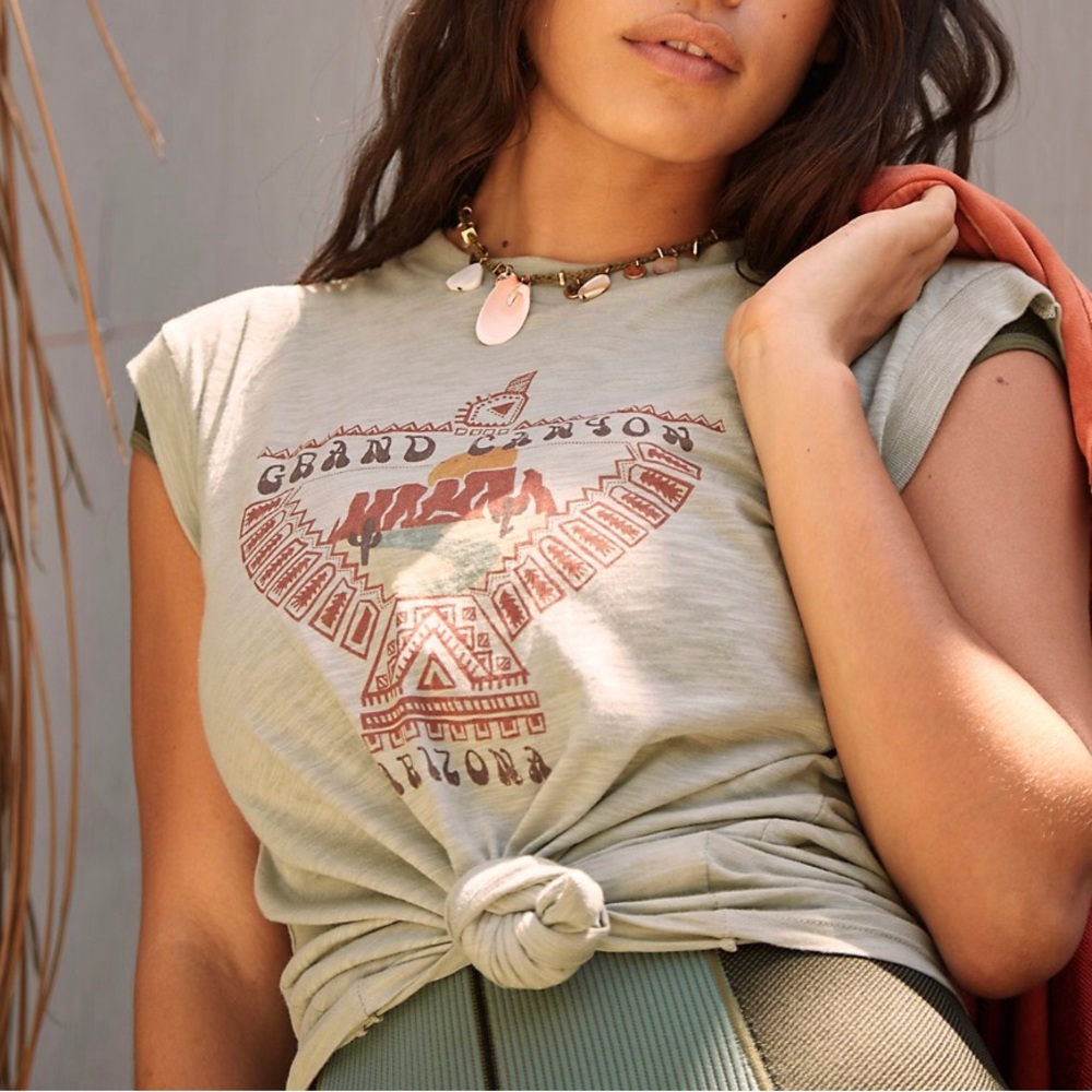 Girl Dangerous for Free People Grand Canyon Muscle Tee small